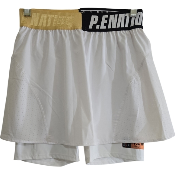 P.E Nation Backswing Skirt in Optic White Medium Australian Open Collection 2022 - Picture 3 of 8